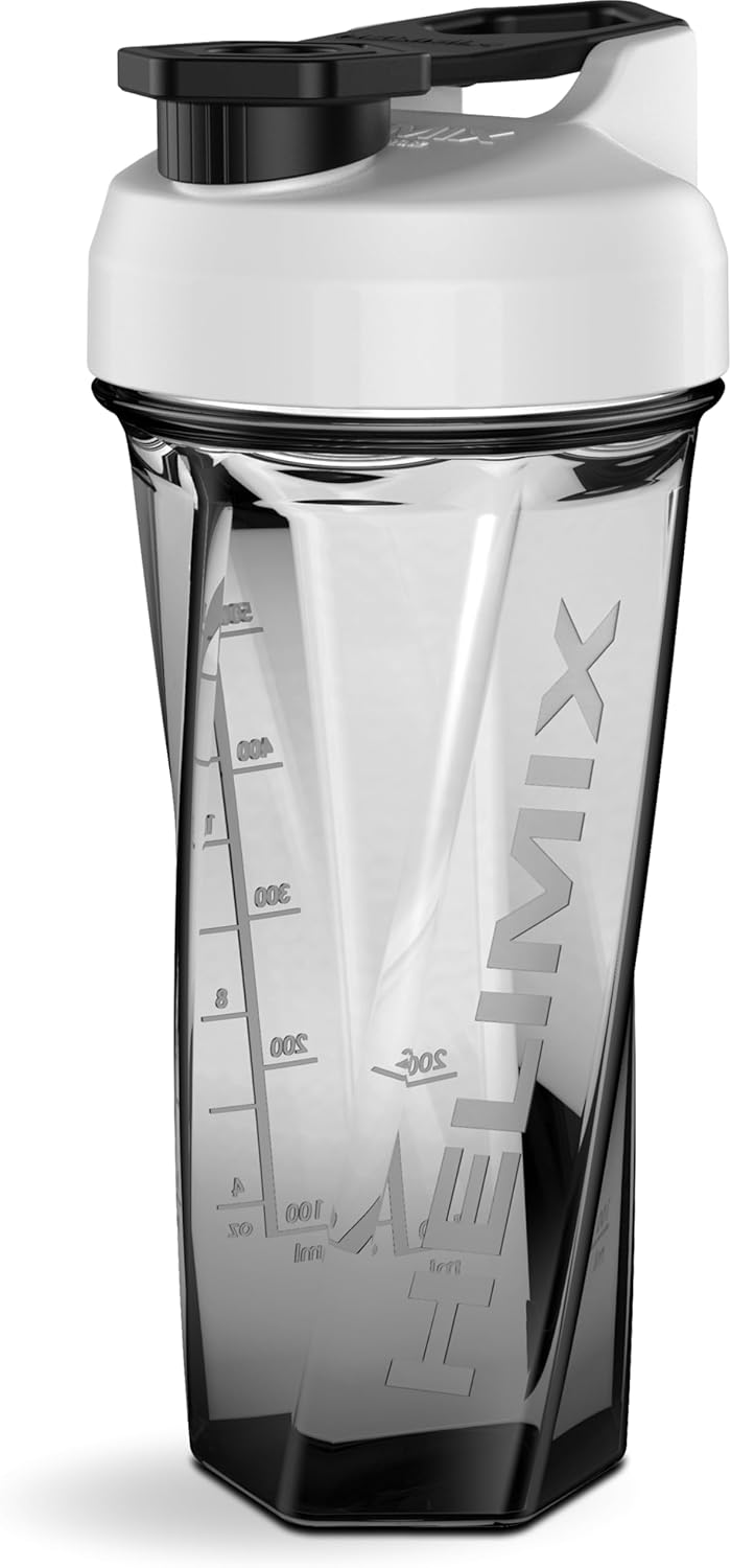 2.0 Vortex Blender Shaker Bottle Holds Upto 28Oz | No Blending Ball or Whisk | USA Made | Portable Pre Workout Whey Protein Drink Cup | Mixes Cocktails Smoothies Shakes | Top Rack Safe
