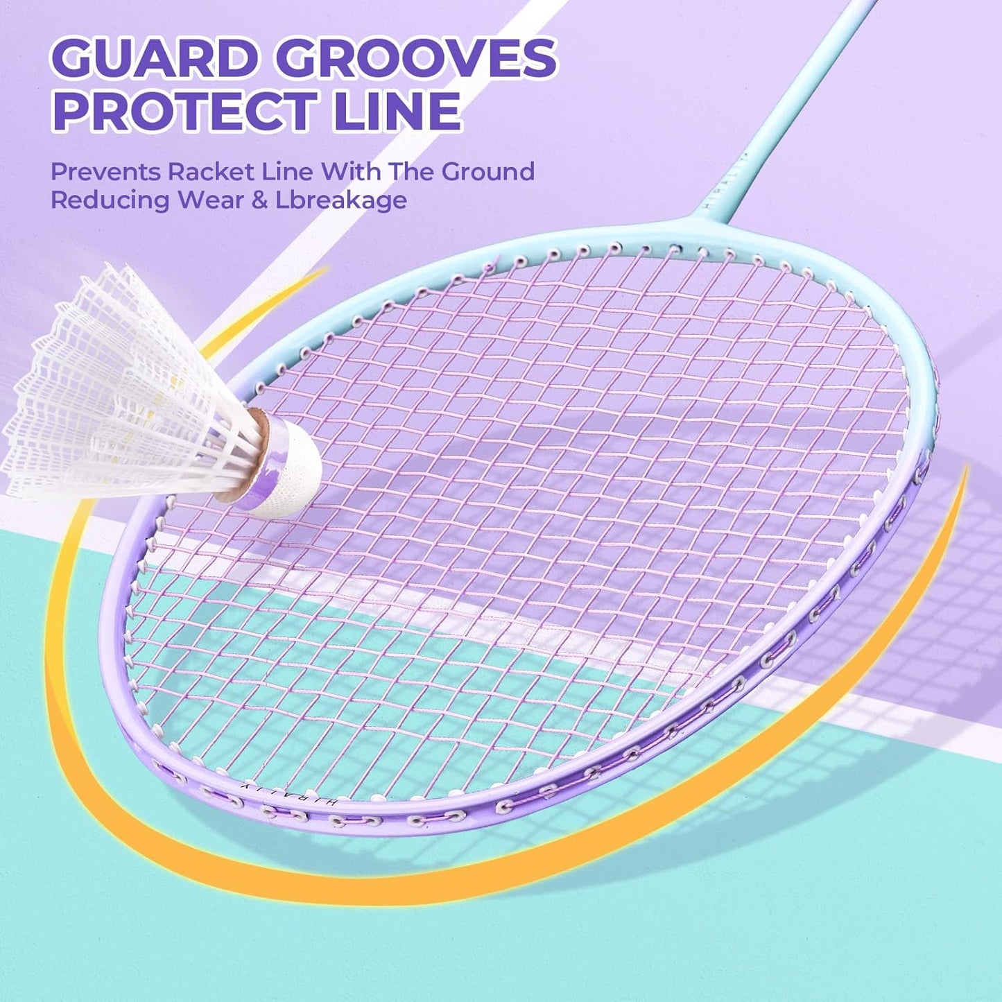 Complete Badminton Set – 2/4 Lightweight Rackets, Shuttlecocks & Carrying Bag for Backyard Fun with Family & Kids