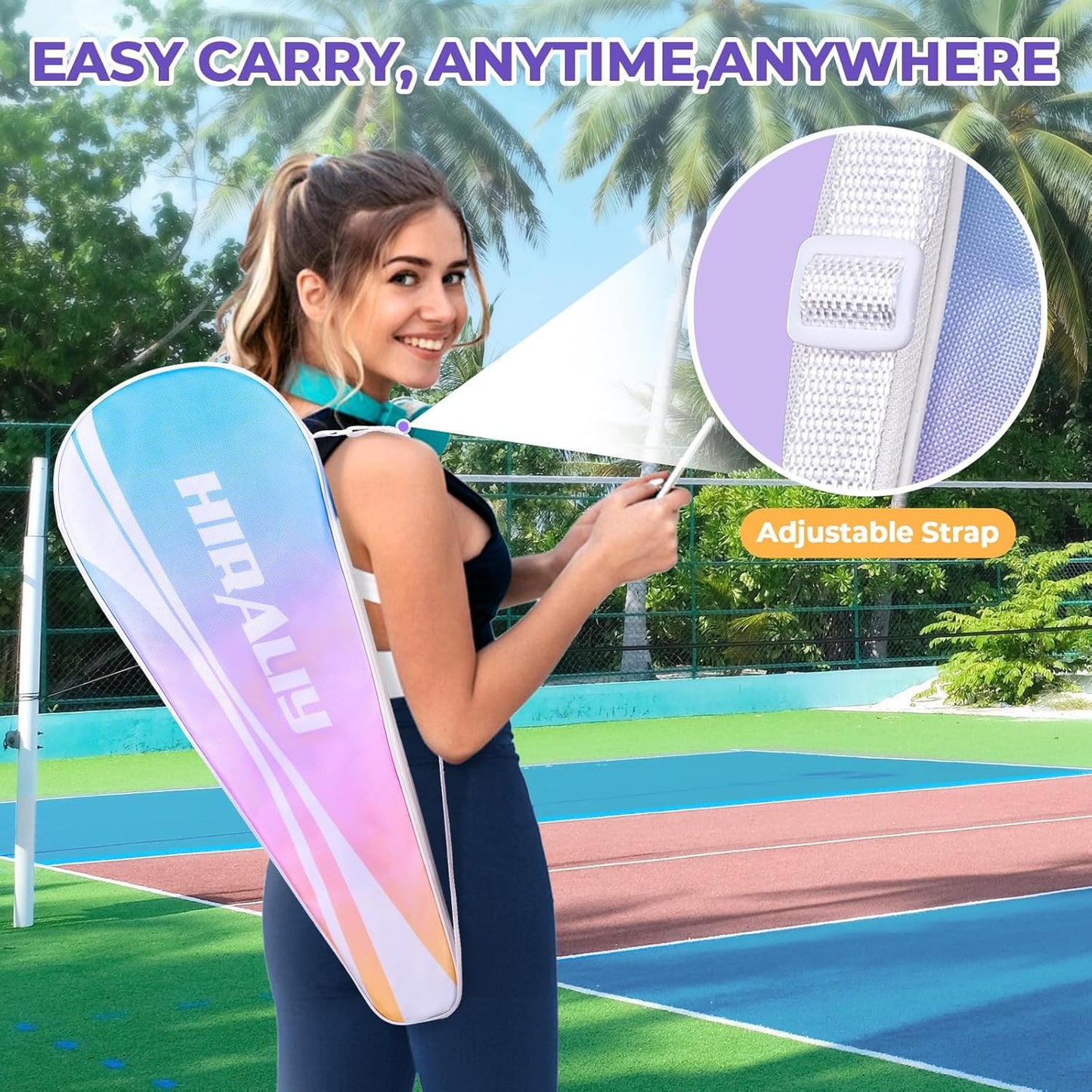Complete Badminton Set – 2/4 Lightweight Rackets, Shuttlecocks & Carrying Bag for Backyard Fun with Family & Kids