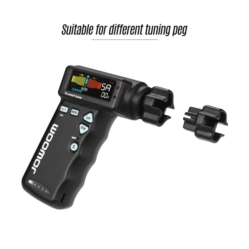 Multi-Function Smart Guitar Tuner & String Winder – Rechargeable Chromatic Tuning for Guitar and Ukulele