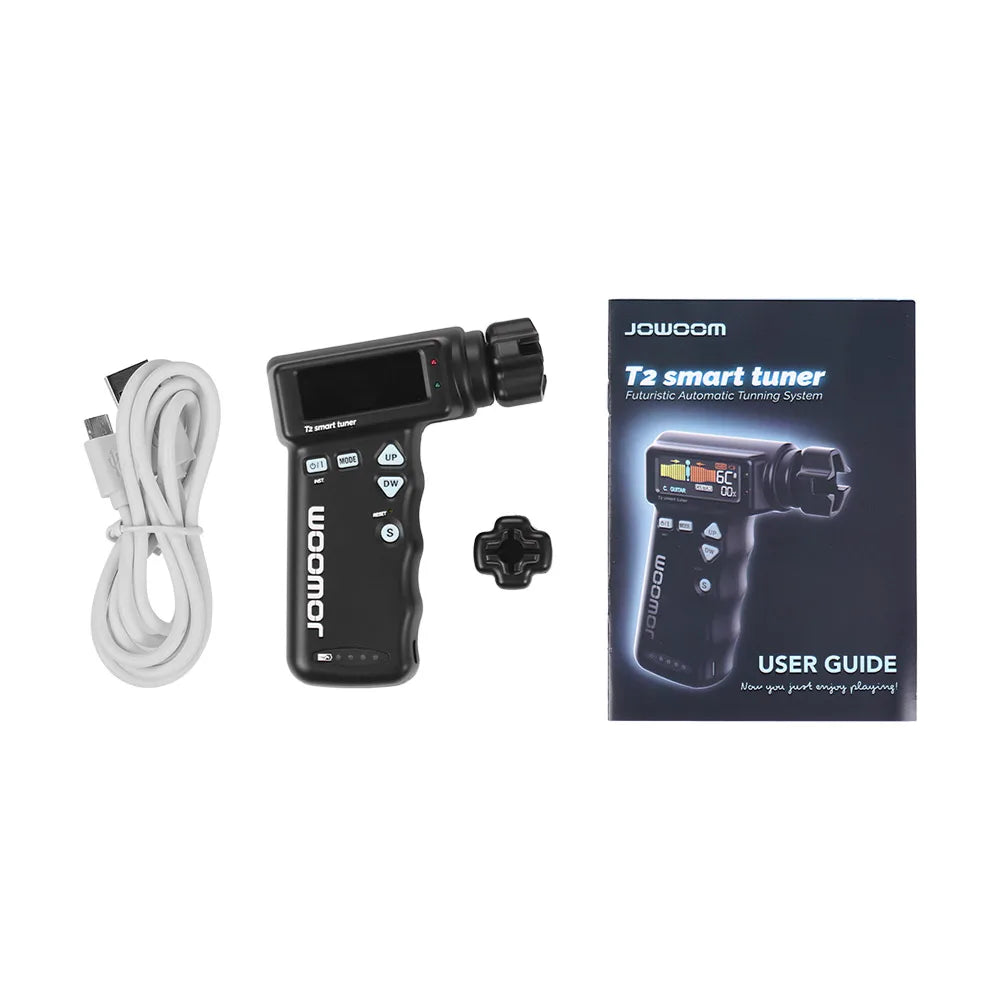 Multi-Function Smart Guitar Tuner & String Winder – Rechargeable Chromatic Tuning for Guitar and Ukulele