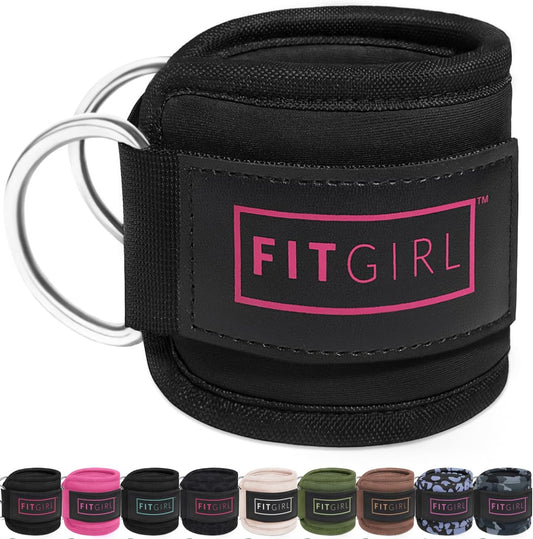 Cable Machine Ankle Strap – Glute & Leg Workout Cuff for Kickbacks, Hip Abductions, and Leg Extensions