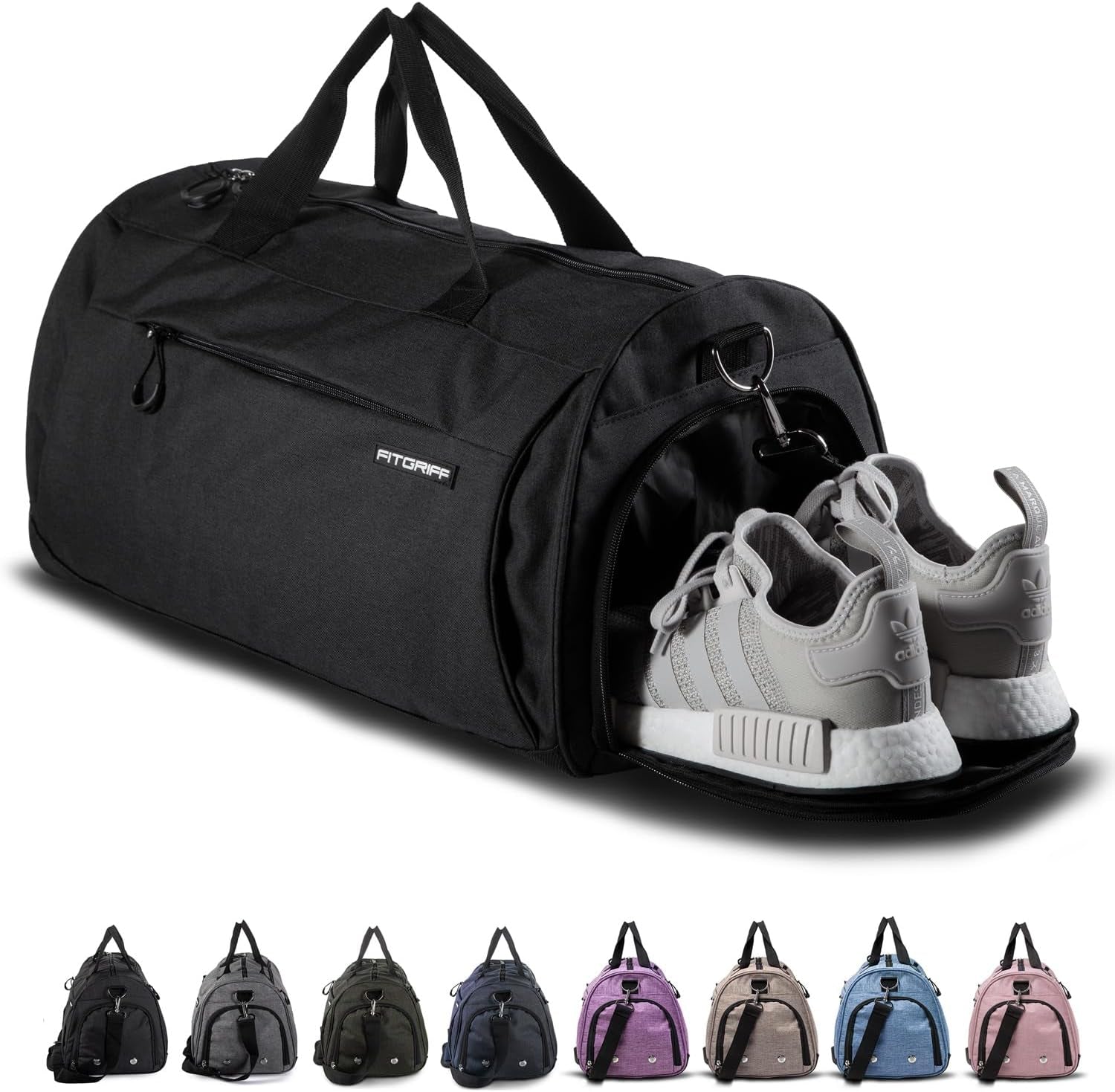 ® Gym Bag for Men & Women with Shoe & Wet Compartment - Duffle Bag for Travel, Sports, Fitness & Workout