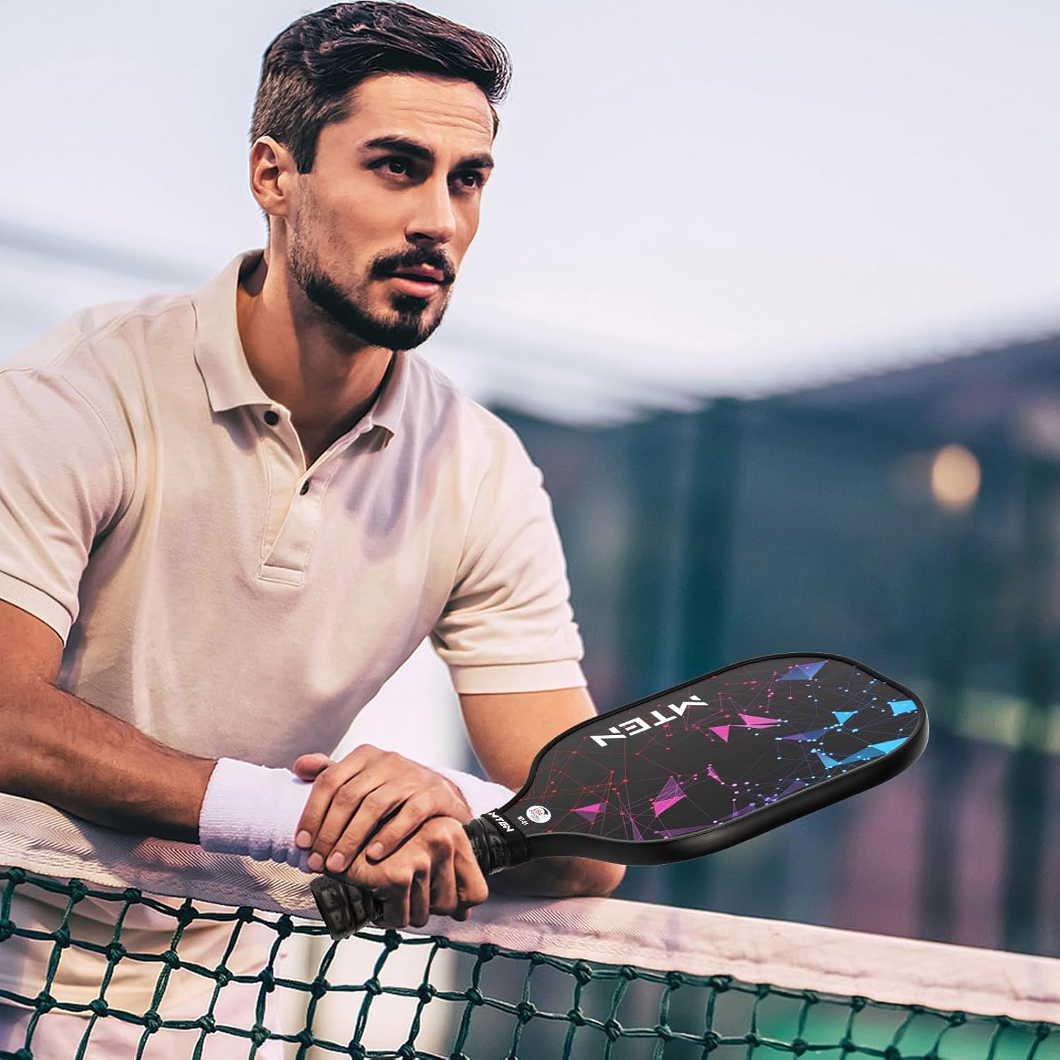 Pickleball Paddles, USAPA Approved Fiberglass Surface Pickleball Set with Pickleball Rackets, Pickleball Paddles Set ​For Men Women