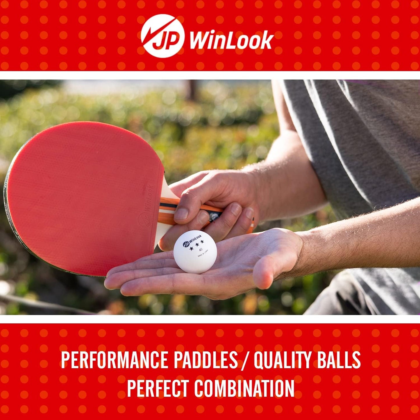 Professional Ping Pong Paddle Set – Portable Table Tennis Rackets with Case & Balls, Premium Indoor & Outdoor Player Kit