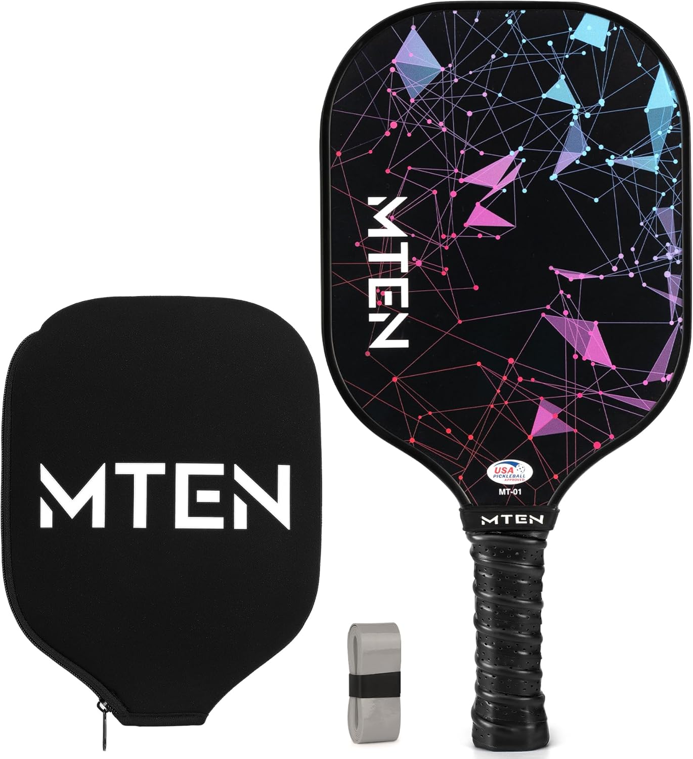 Pickleball Paddles, USAPA Approved Fiberglass Surface Pickleball Set with Pickleball Rackets, Pickleball Paddles Set ​For Men Women