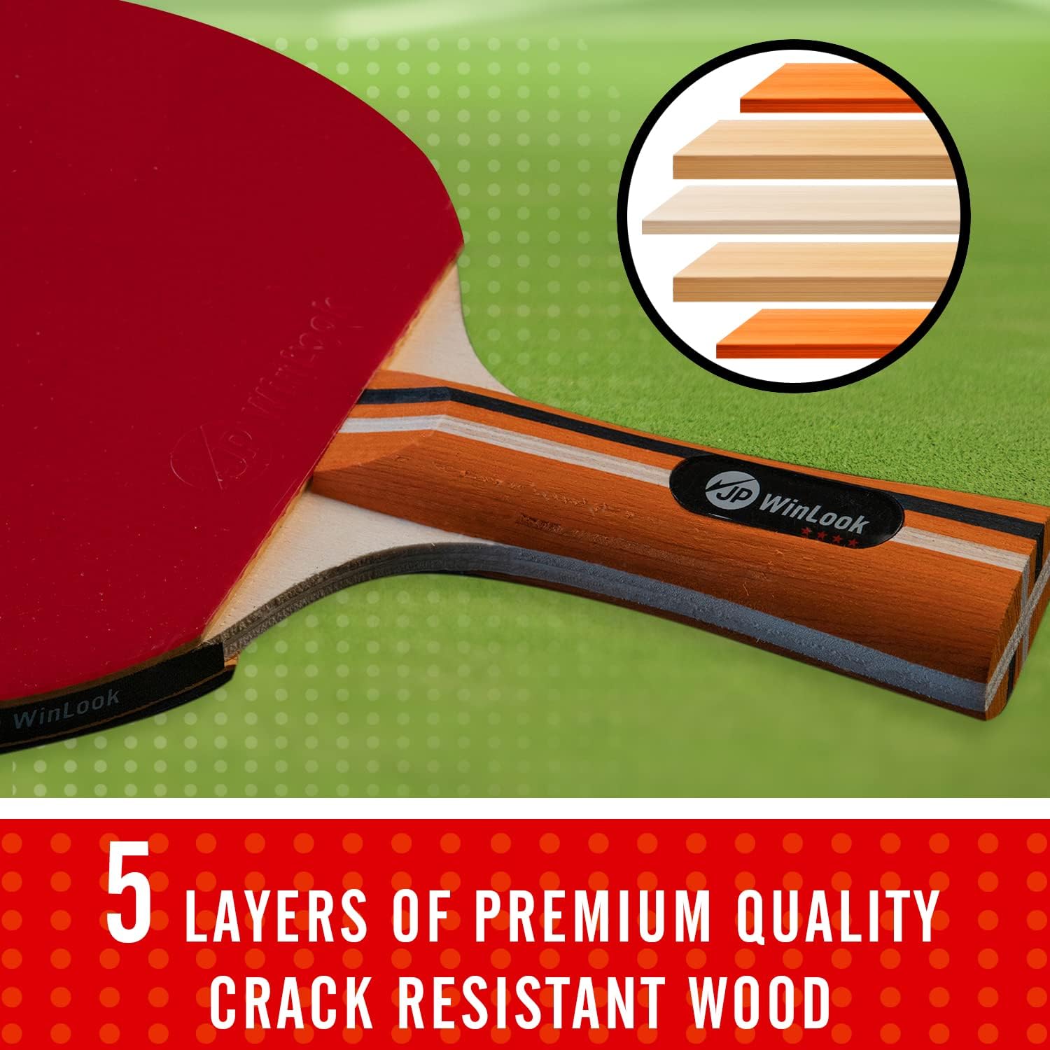 Professional Ping Pong Paddle Set – Portable Table Tennis Rackets with Case & Balls, Premium Indoor & Outdoor Player Kit