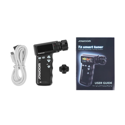 Multi-Function Smart Guitar Tuner & String Winder – Rechargeable Chromatic Tuning for Guitar and Ukulele