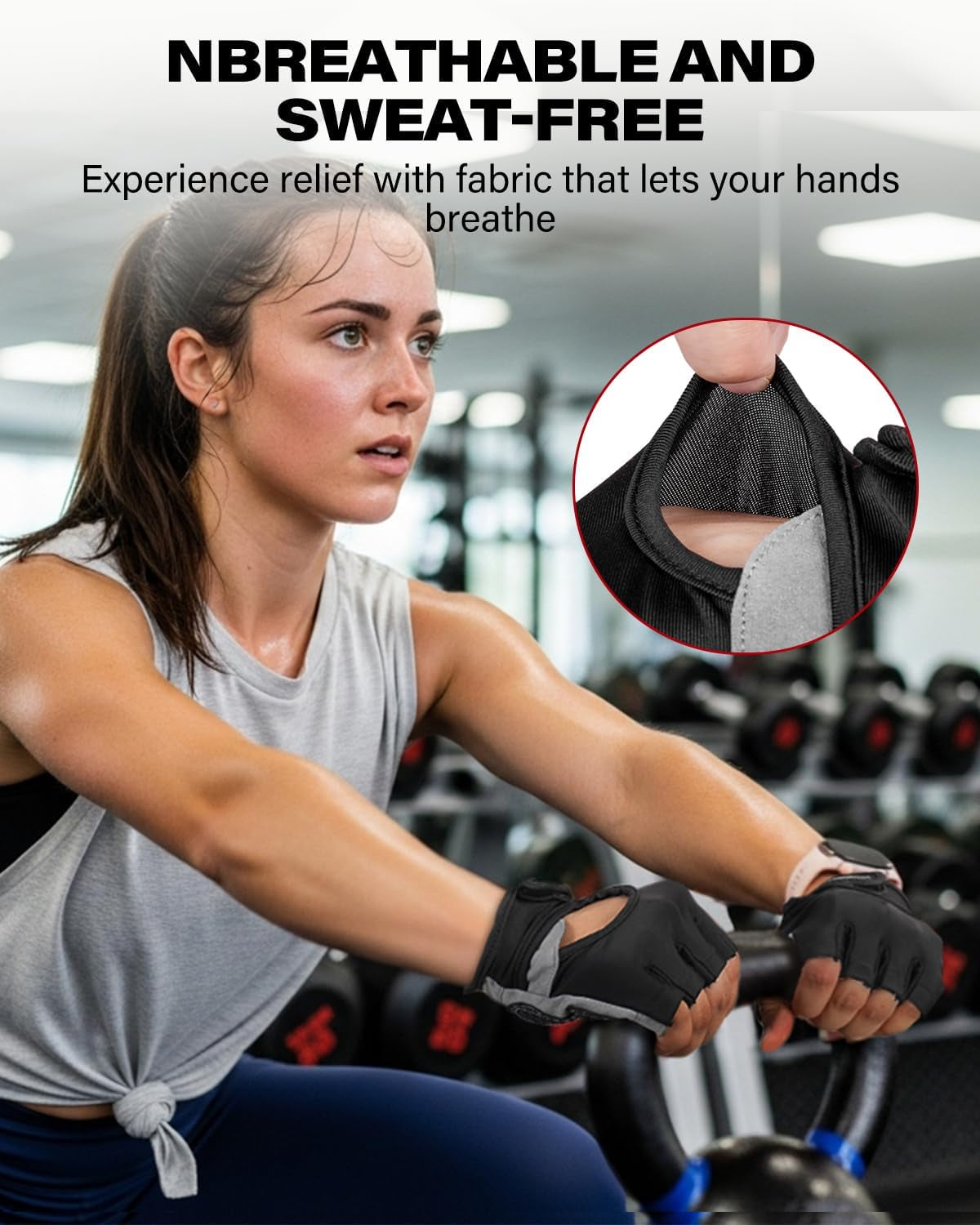 Workout Gloves for Men and Women – Lightweight, Grip-Enhanced Gym Gloves for Weightlifting, Cycling, Exercise, Cross Training, Pull-Ups, Fitness, Climbing, and Rowing.